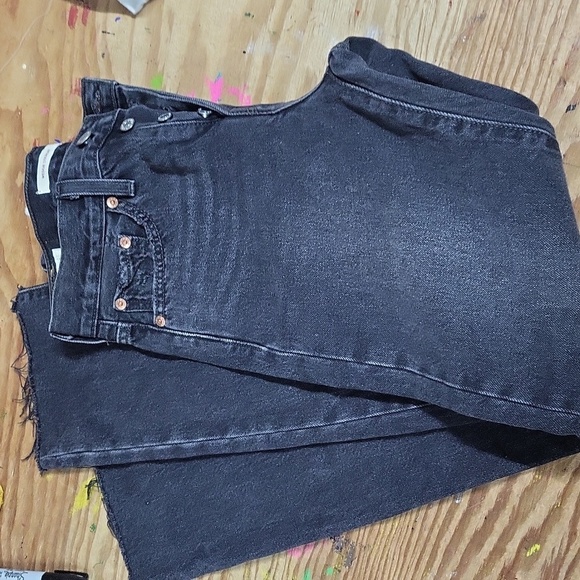 Levis Wedgie Straight 24 NWT  Black button up jeans - Picture 1 of 7